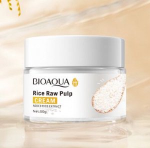 BIOAQUA RICE RAW PULP крем для лица с рисовым экстрактом, 50 г.