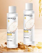 BIOAQUA RICE RAW PULP Toner тонер  для лица с экстрактом риса, 120 мл.