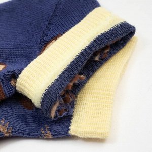 Носки детские махровый след, цвет джинс, размер 12-14