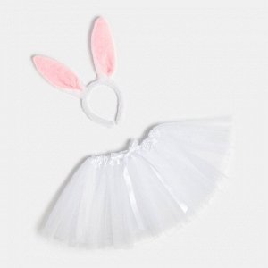 Набор для фотосессии KAFTAN "Милый зайчик": юбка трёхслойная и ободок