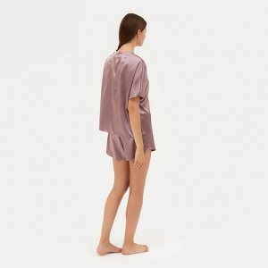 Пижама (сорочка, шорты) женская MINAKU: Light touch цвет фиолетовый
