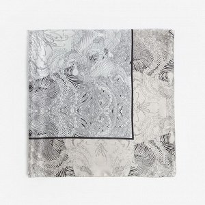 Платок женский MINAKU, размер 90x90 см, серый