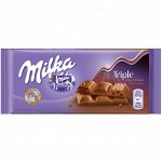Milka Triple Choco / Шоколадная плитка Милка Трипл шоколад 90 гр