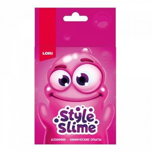 Химические опыты Style Slime "Розовый" ТМ "Лори"
