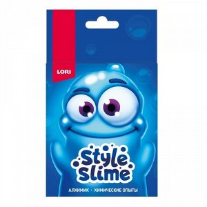 Химические опыты Style Slime "Голубой" ТМ "Лори"