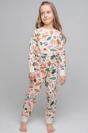 Пижама для девочки из мягкого натурального хлопка