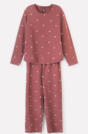 Трикотажная пижама для девочки из натурального хлопка