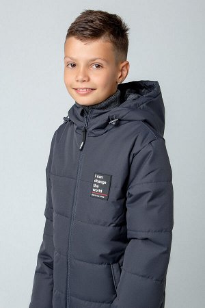 Пальто зимнее для мальчика Crockid ВКБ 36061/4 ГР