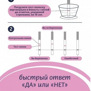 NoName Тест для определения беременности &quot;ЛедиЧек&quot;(тест-полоска)