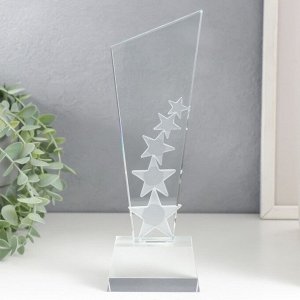 Сувенир стекло "Стела наградная - Победитель" 25х8х5,8 см