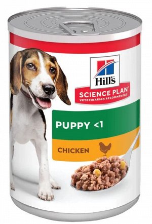 Hill's SP Canine конс Puppy Savoury Chicken д/щен Курица 370гр 604220 (1/12)