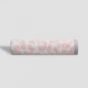 Набор из 2 полотенец Джина цвет: белый, серый, розовый (50х100 см, 70х140 см)