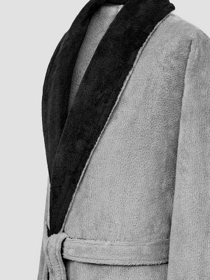 Банный халат Лорди цвет: серый, черный. Производитель: ТОGАS