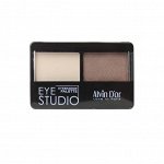 ALVIN D&#039;OR AES-14 Тени для век двойные EYE STUDIO 5г (тон 02 - роза+молочный)