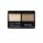 ALVIN D&#039;OR AES-14 Тени для век двойные EYE STUDIO 5г (тон 06 - золото+молочный)