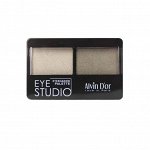 ALVIN D&#039;OR AES-14 Тени для век двойные EYE STUDIO 5г (тон 08 - зеленый+травяной)
