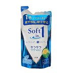 LION &quot;Soft In One&quot; шампунь-кондиционер с шелковой эссенцией, цитрусовым ароматом 380мл. сменная упаковка
