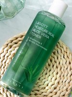 JIGOTT MOISTURE REAL ALOE VERA TONER 300ml Увлажняющий тонер с экстрактом алоэ вера 300мл