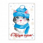 Магнит. Котик - символ 2023 года С Новым годом!