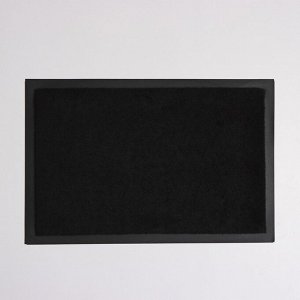 Коврик влаговпитывающий Tuff, 40x60 см, цвет чёрный