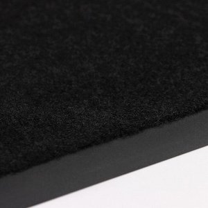 Коврик влаговпитывающий Tuff, 40x60 см, цвет чёрный