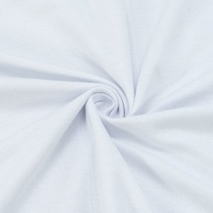 Ткань на отрез кулирка М-2000 Компакт пенье цвет белый
