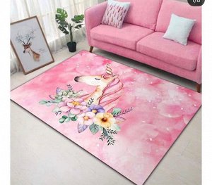 Розовый единорог. 140*200 см