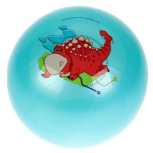 Играем вместе. Мяч "Турбозавры" с наклейкой, пвх 23 см в сетке арт.AD-9(TZ)