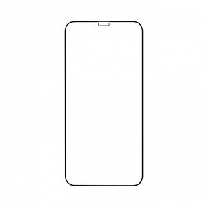 Стекло защитное Remax для iPhone XS Max Chanyi Series HD (0.15 мм) GL-50 черная рамка