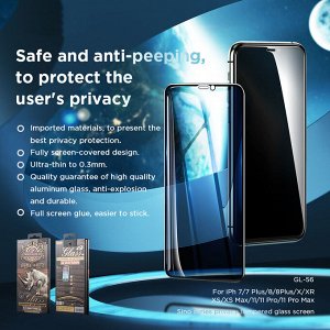 Стекло защитное Remax для iPhone XS Max Sino Series HD (0.3 мм) GL-56 черная рамка