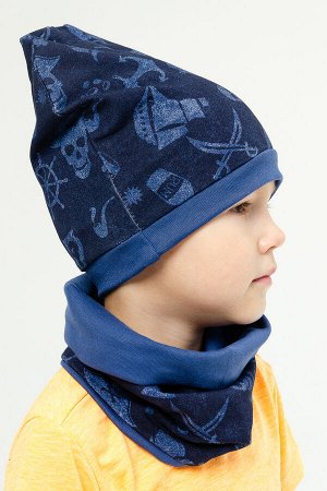 Комплект шапка+снуд Пират детский