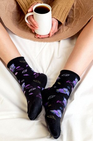 Женские махровые носки