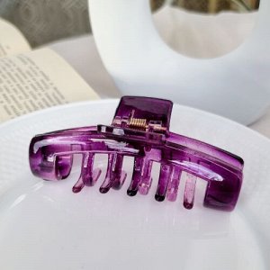 Заколка-краб для волос, цвет фиолетовый, арт.060.105