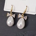 Серьги &quot;Жемчужные&quot;, золотой цвет, 27603, арт.506.847