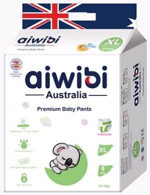 Трусики-подгузники детские AIWIBI Premium XL (12-17кг) 9шт Арт-AWB17-XL-9/711354