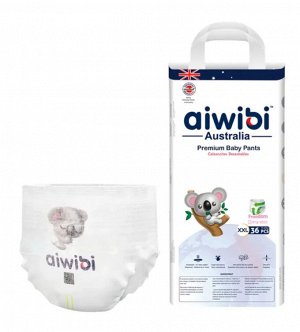 Трусики-подгузники детские AIWIBI Premium XXL (15-21кг) 36шт Арт-AWB17-XXL-36/711446,712856
