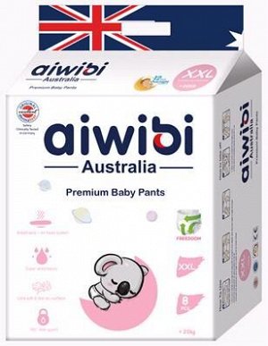 Трусики-подгузники детские AIWIBI Premium XXL (15-21кг) 8шт Арт-AWB17-XXL-8/711361
