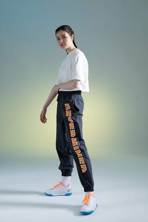 Низ спортивного костюма с принтом Defacto Fit Jogger Standard Fit