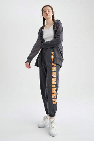 Низ спортивного костюма с принтом Defacto Fit Jogger Standard Fit