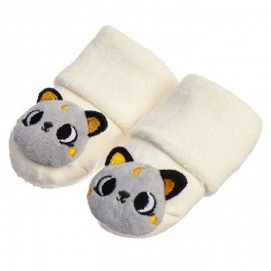 Подарочный набор: развивающие браслетики+носочки погремушки «Котики»