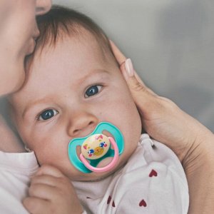 Mum&Baby Соска-пустышка силиконовая, ортодонтическая, от 0 мес., «ТРЕНД. Которусалка»