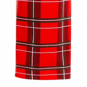 Пижама новогодняя мужская KAFTAN "New year", цвет красный/чёрный