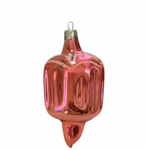 Ёлочная игрушка "Фонарик" (Интерьер-Промысел) розовый