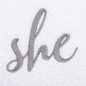 Набор полотенец "She & He" 35х50 см-2 шт, 100% хлопок, 350 г/м2