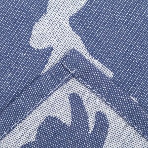 Набор полотенец Этель Hares & leaves 40х60 см - 2 шт., цв. синий, 100% хл