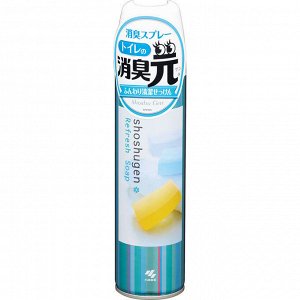 Освежитель воздуха аэрозоль Shoshugen Kobayashi для туалета Refresh Soap освежающее мыло 280мл, 1/28