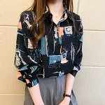 Рубашка женская черная