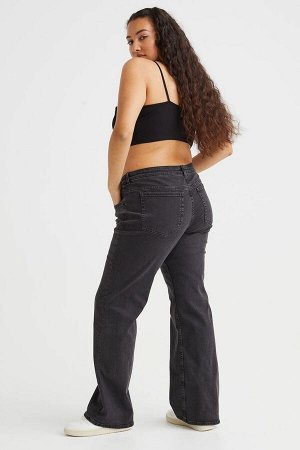 Расклешенные низкие джинсы H&M+