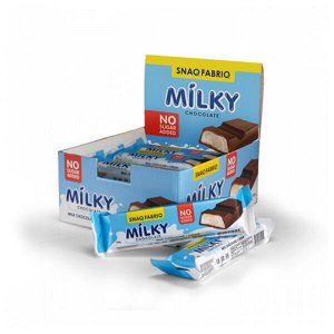 Батончики / печенье / напитки Snaq Fabriq Milky Молочная шоколадка с начинкой 34g