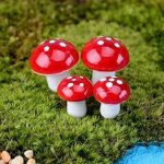 Декоративные Грибочки Мухоморчики на проволоке